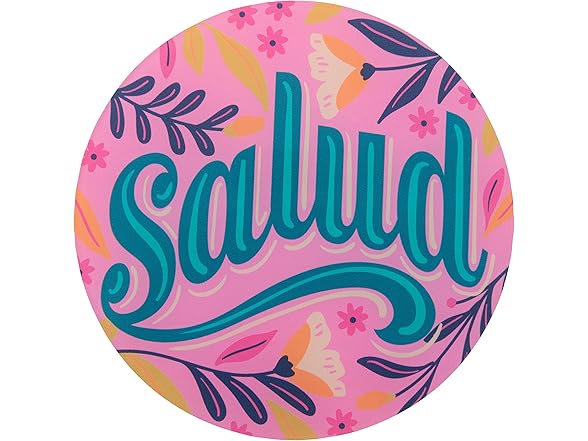 Karma, Acrylic Round Coaster Set of 4 