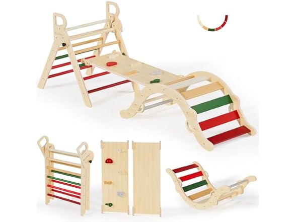 BlueWood Pikler Triangle Play Set