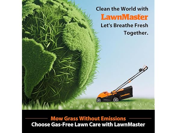 LawnMaster 48V MAX 15-inch Brushless Mower