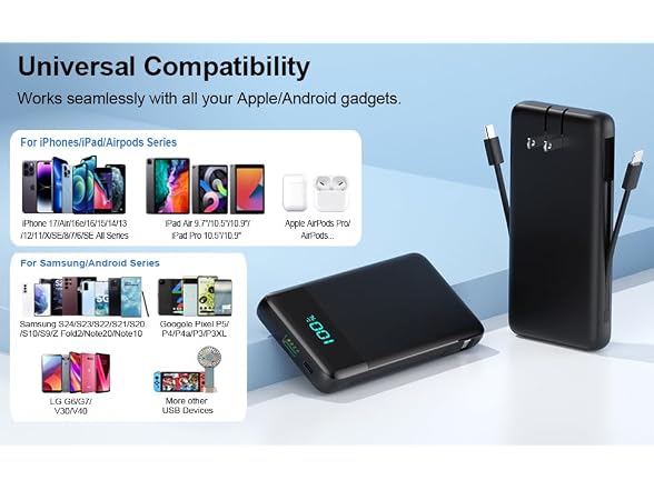 AONIMI Slim Power Bank 13800mAh