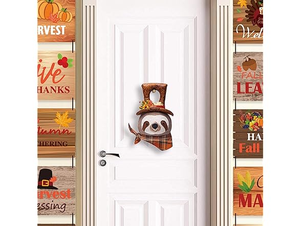 VOREFF Gnomes Fall Decorations for Door Hanger