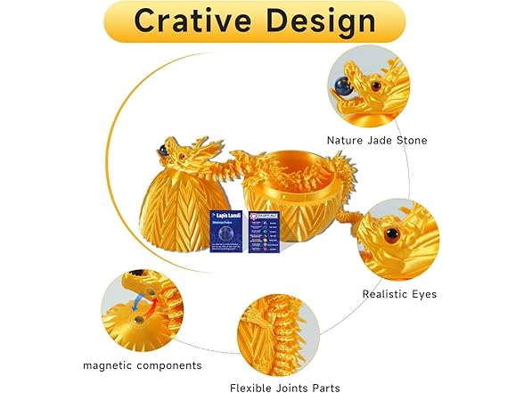 Cucue 3D Printed Dragon Egg