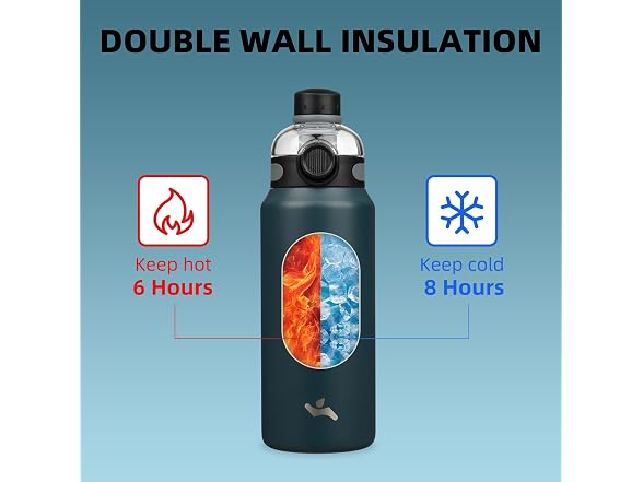 Konokyo 32oz Insulated S/S Water Bottle