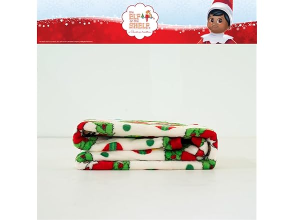 Franco Elf On The Shelf Holiday Christmas Throw