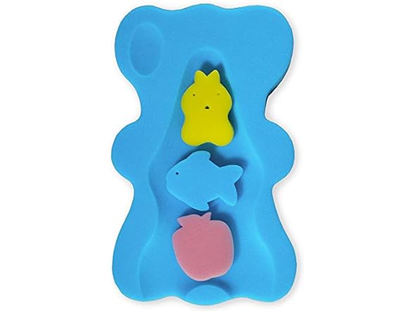 2 Pack Soft Infant Bath Sponge