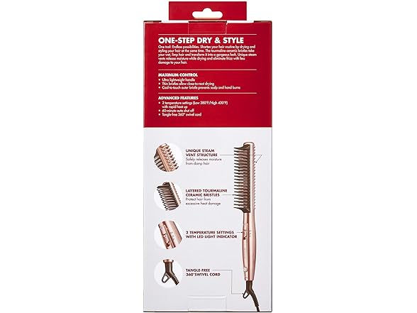 KISS Dry and Style Heat Brush