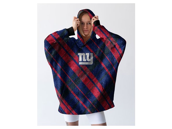 NFL Sherpa Flannel Hoodie Blanket - Choose Team