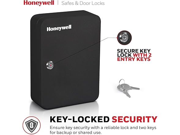 Honeywell - 48 Hooks Small Key Box for Office or Home