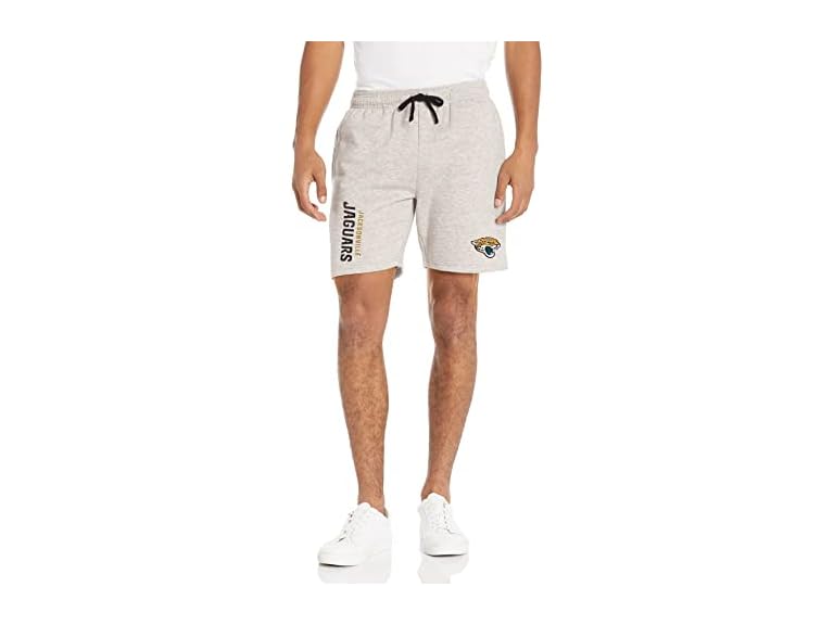 JAGUARS Gray Wordmark Fleece Shorts (XXL)