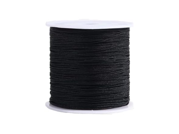 1mm x 100 Yd Nylon Cord, Braided Thread Trim