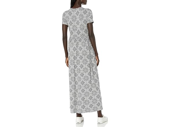 Amazon Essentials Women Short-Sleeve Waisted Dress