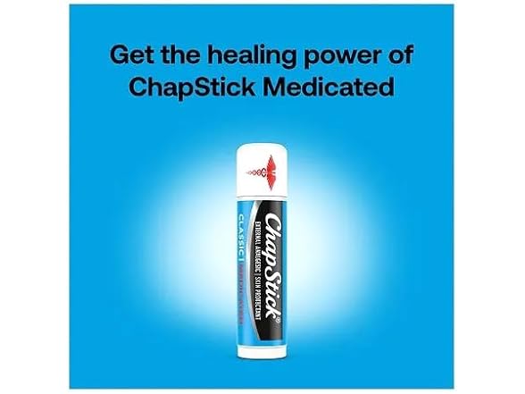 ChapStick Classic Medicated Lip Balm & Skin Protectant