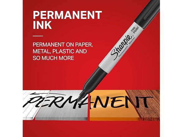 Sharpie Perm Markers, Fine Tip, 12 Ct - Gallery 3