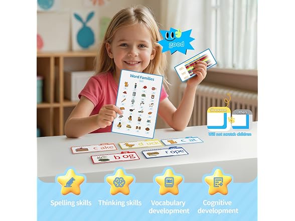 Sinoome Phonics Flash Cards