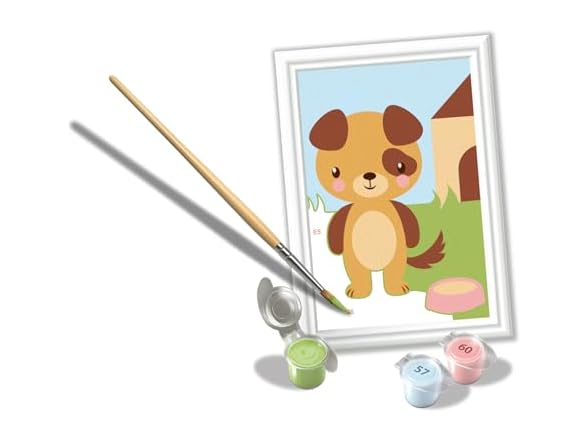 Ravensburger CreArt Cute Puppy Paint‑by‑Number
