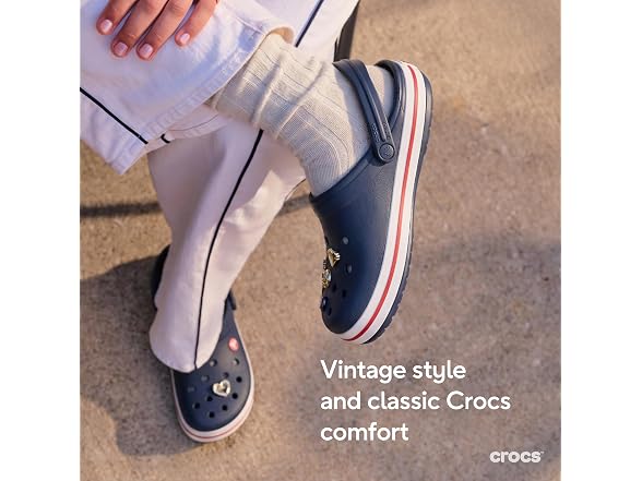 Crocs Crocband Clog,Navy,8 M US