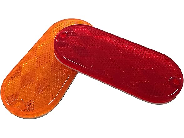 MaxxHaul 50016 20-Pack Oval Reflectors 10 Red