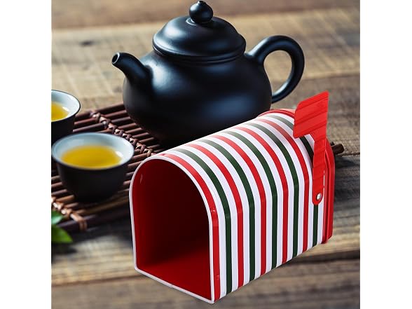 DOITOOL Christmas Tinplate Mailbox Small Containe