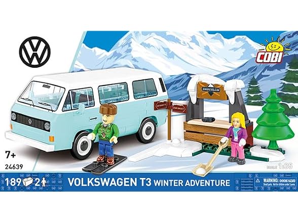 COBI Volkswagen Winter Adventure VW T3 Building Set