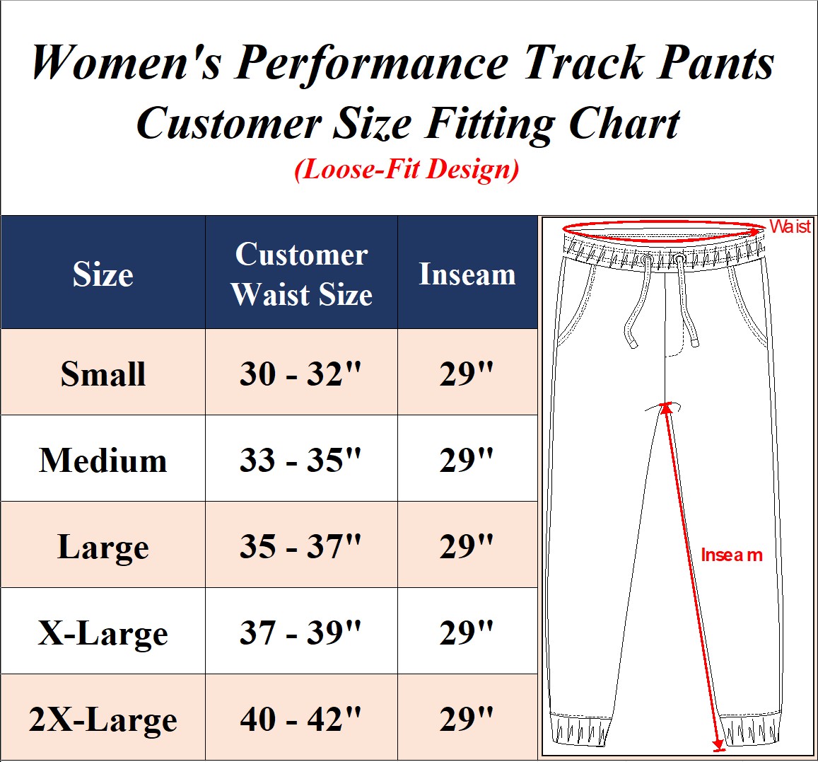 3Pk Asst Womens Track Pants w-Ankle Zippers - Gallery 9