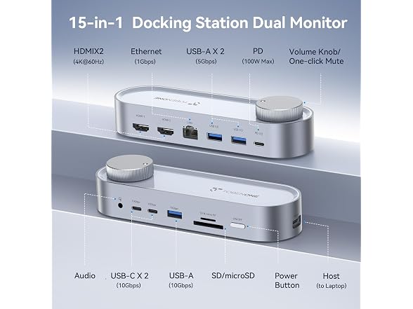 TobenONE USB C Laptop Docking Station - Gallery 2