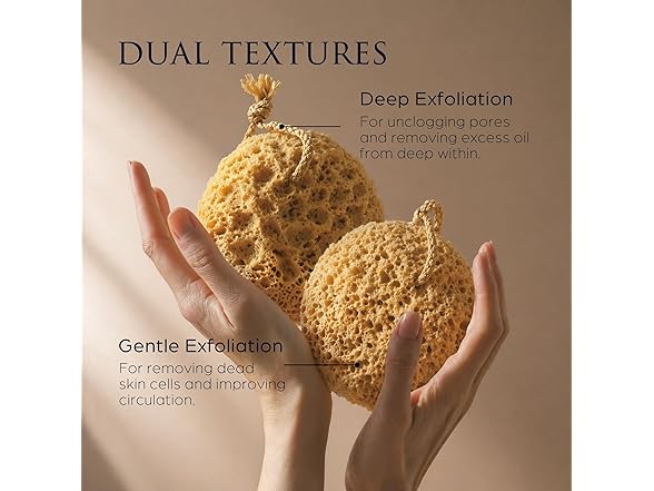 Spongentle Loofah Sponge Dual Texture 3pk