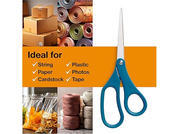 Fiskars 2-Pack 8" All Purpose Scissors