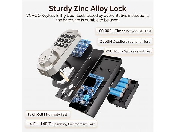 VCHOO Keyless Door Lock - Gallery 3