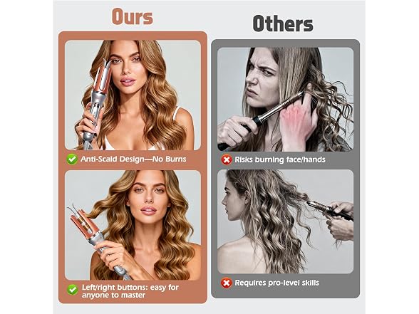 KIMUSE Automatic Rotating Curling Iron