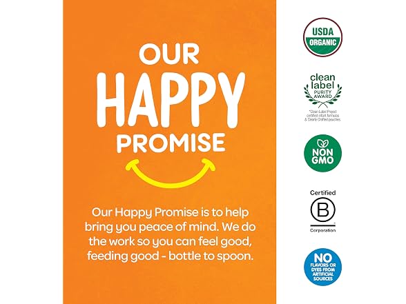 Happy Baby Organics Clearly Crafted