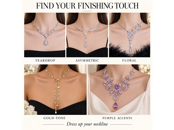 5 Pack Necklace Layering Set