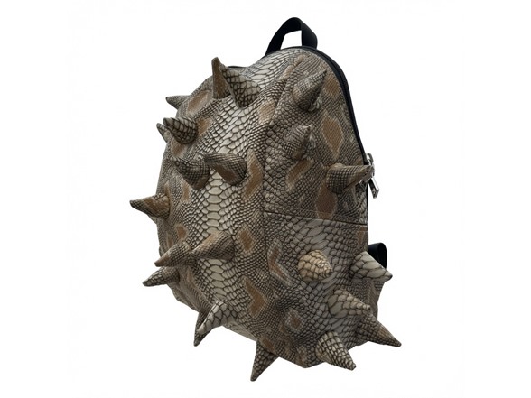 MadPax Spiked Green Reptile Skin Backpack (Medium)