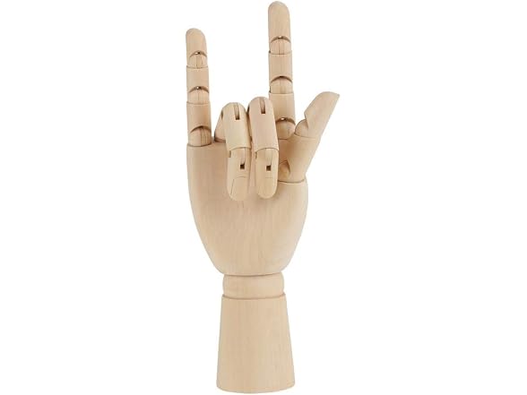 Wooden Hand Model, Mannequin Hand Flexible