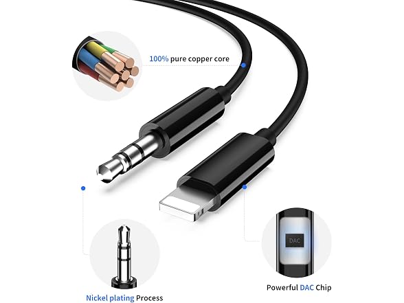 iSkey Aux Cord for iPhone