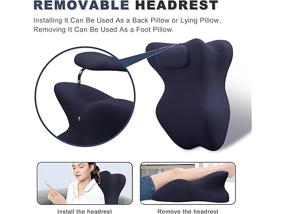 Memory Foam Ergonomic Wedge Pillow