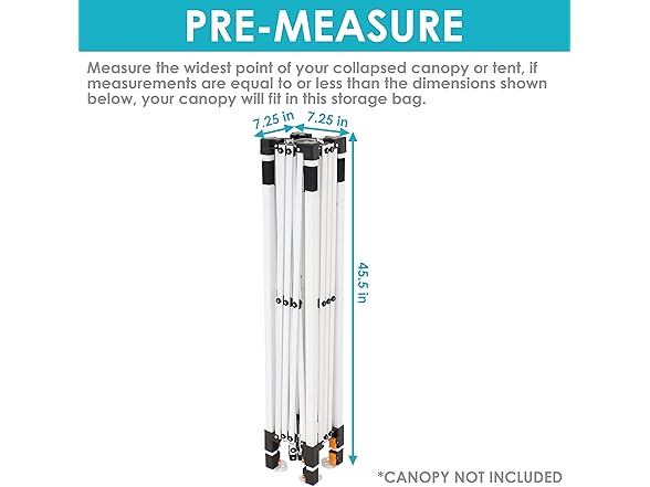 Sunnydaze Premium Pop-Up Canopy Rolling Carrying Bag