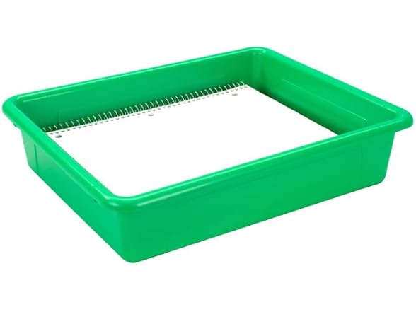 Storex Storex Flat Storage Tray with Lid