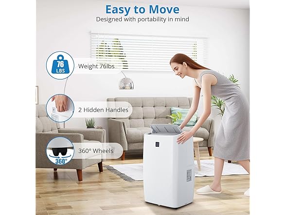 PioneerWorks 14000 BTU Portable Air Conditioner