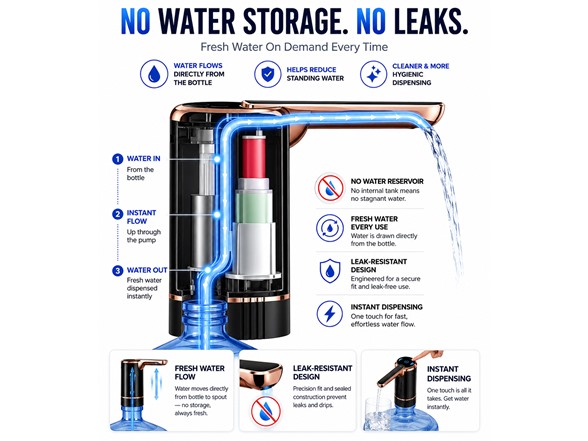 Rechargeable Drinking Water Dispenser