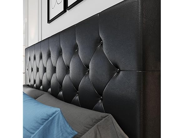 HOOMIC King Platform Storage Bed Frame