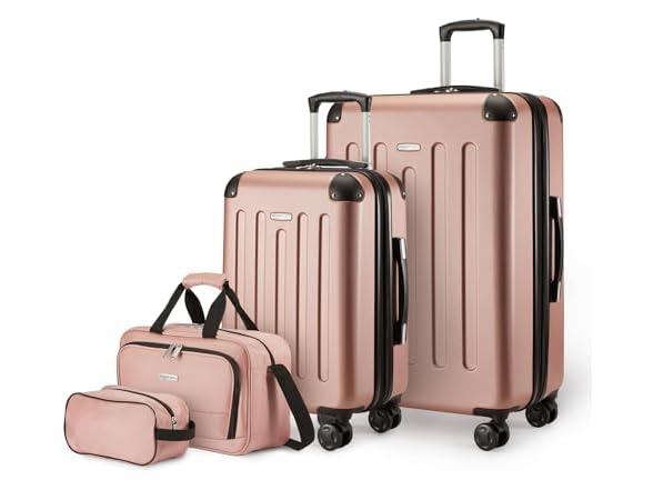 Amazon Basics 4-Piece Luggage Set