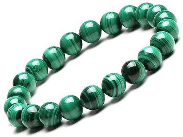 Green Malachite Round Stone Beading