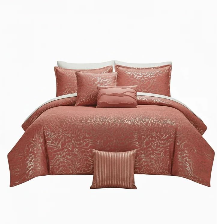 J&V Textiles Botanical 5-Piece Comforter Set - Gallery 10