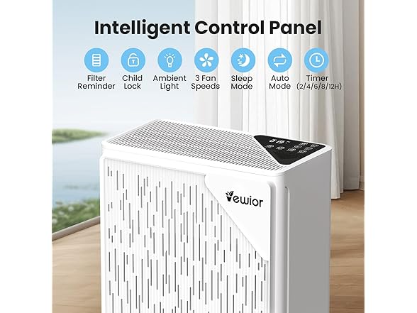 VEWIOR HEPA Air Purifier for Large Room