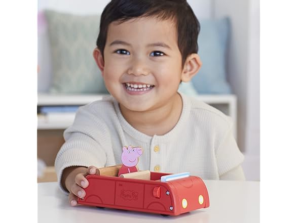 Peppa Pig Wooden Car and Boat Set