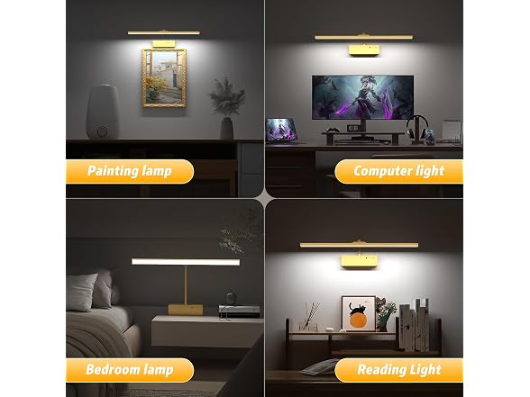 Lightbiz Picture Light 20in Gold