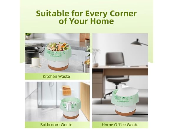 OMOTIYA Compostable Trash Bags