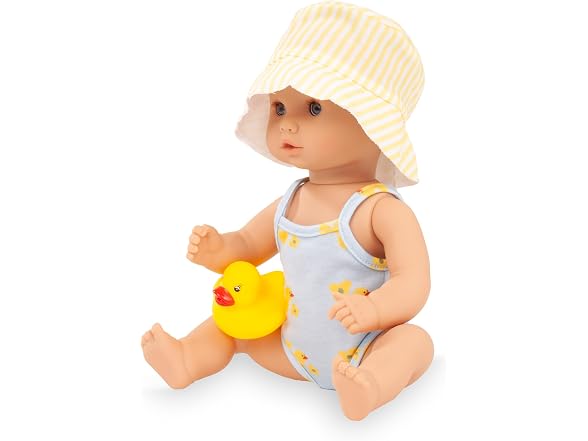 Gotz: Sleepy Aquini: Bathing Duck - 13"