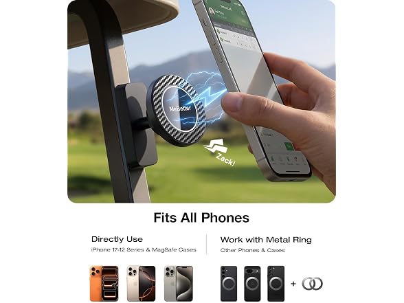 MeBetter Golf Cart Phone Holder