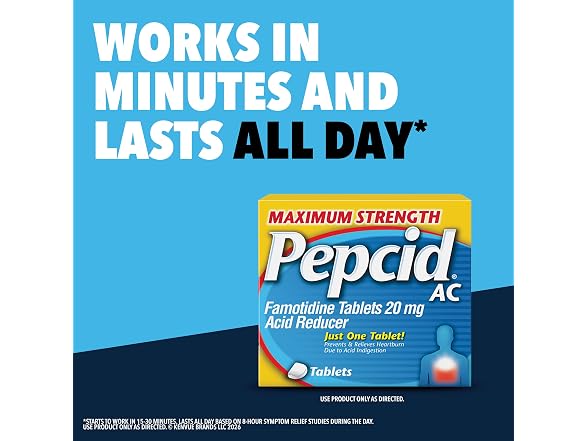 Pepcid AC Max Strength Tablets